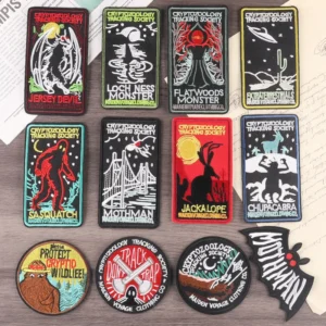 Horror Poker Rectangle Patches