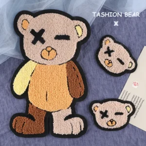 Cartoon Bear Chenille Embroidered Patch