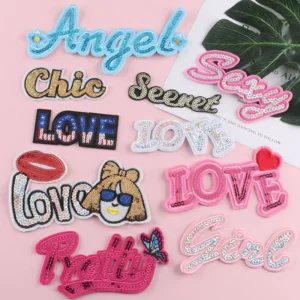 Fashion Embroidered Sequin Iron On Patch