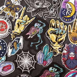 Halloween Demon Embroidered Iron on Patches