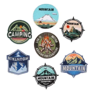 Embroidery Camping Badges Iron-on patches