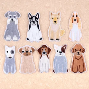 Cute Pet Dog Embroidery Patches