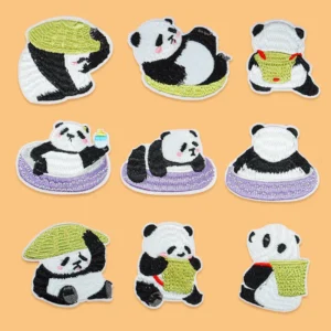 Embroidery Cute Panda Patches