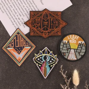 Adventure Camping Pyramid Embroidery Patch