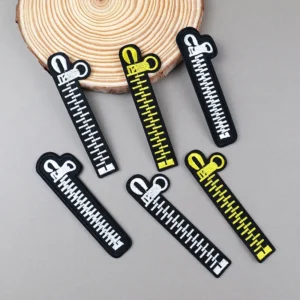 Embroidery Zipper Pattern Patches