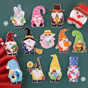 Cute Santa Claus Badge