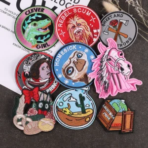 NEW Creative Round Embroidery Patch